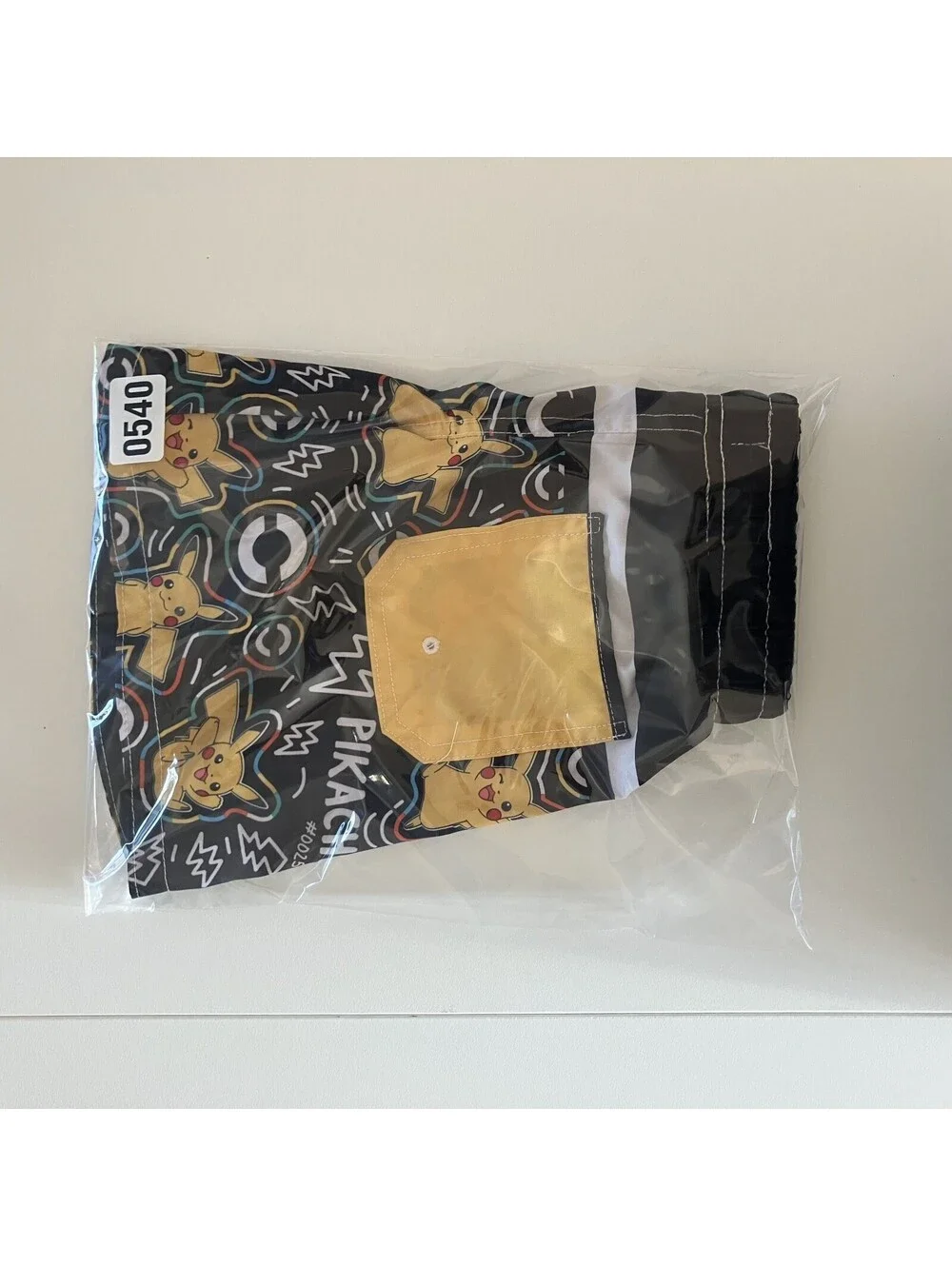 Boys Sz 4/5 Pokémon Pikachu Swim Trunks 50+ UPF-Draw String Comfort Liner